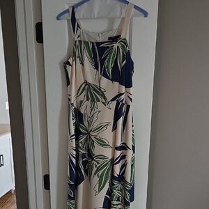 Maggy London Blue Green Maxi Sundress
